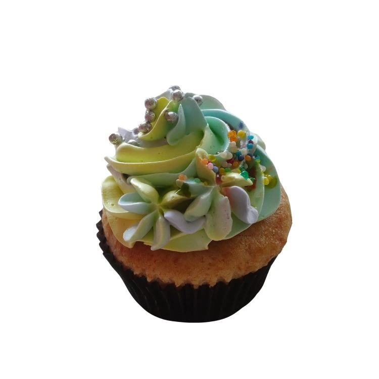 Whipped cream cupcake